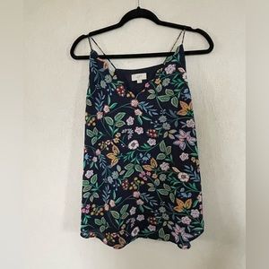 LOFT floral sleeveless top